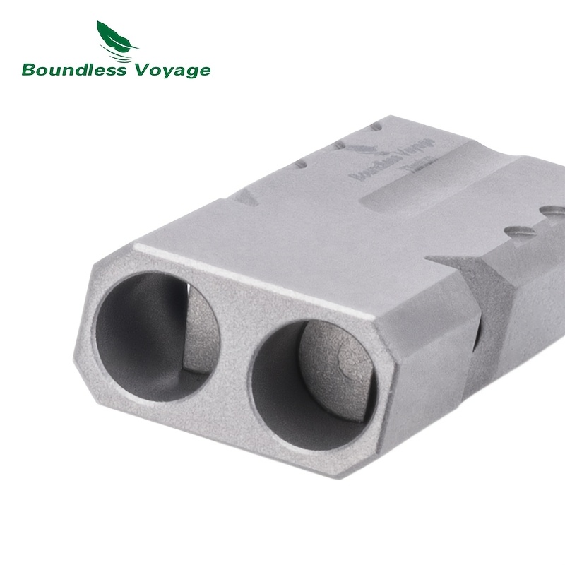 Pure Titanium Outdoor Emergency Whistle for Camping