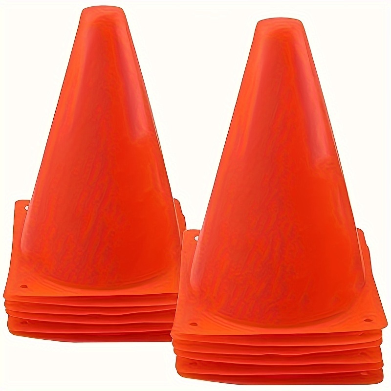 

10pcs Football Training Roadblock Cones, For Outdoor/indoor Training
