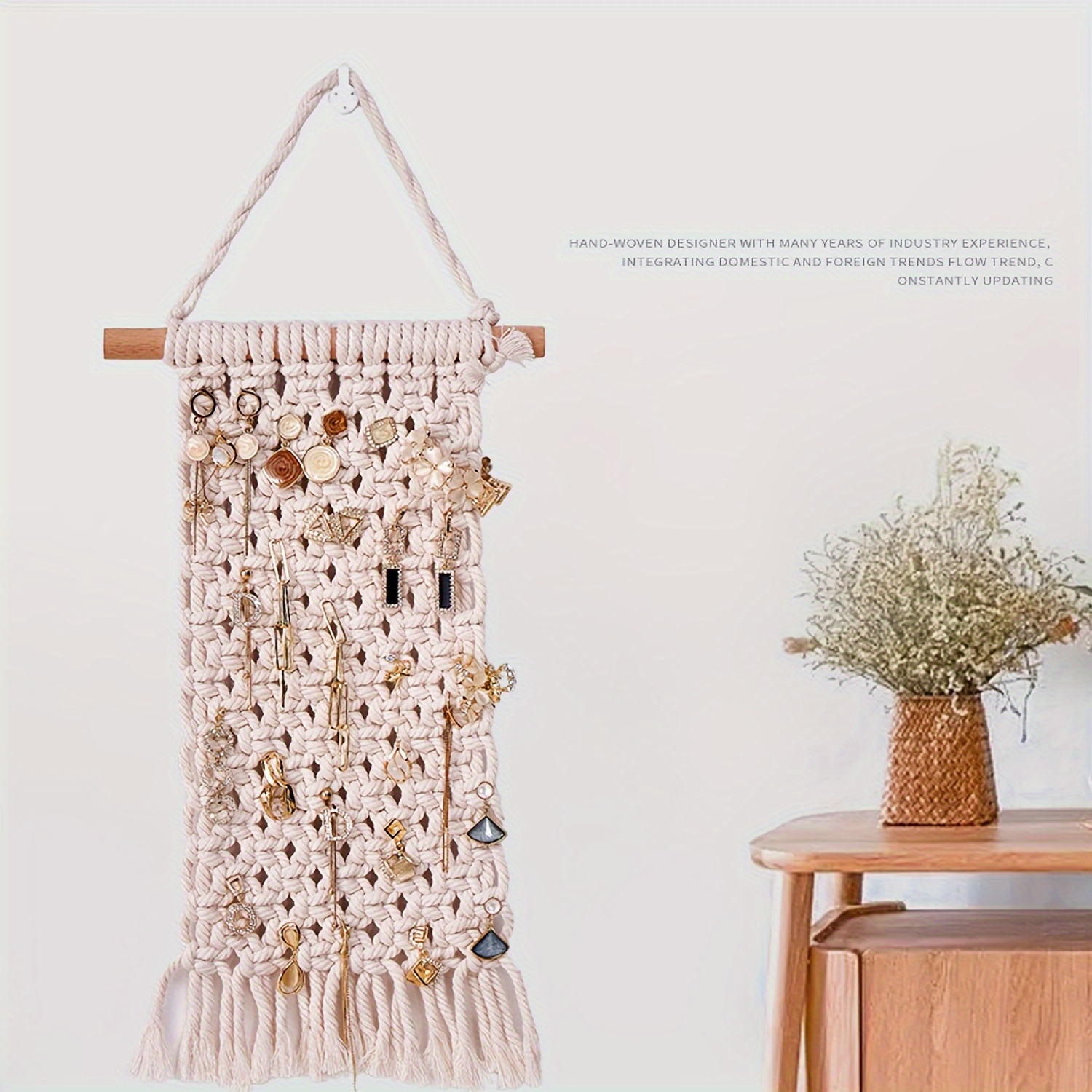 Boho Hand woven Tapestry Wall Hanging Tapestry Tassels - Temu