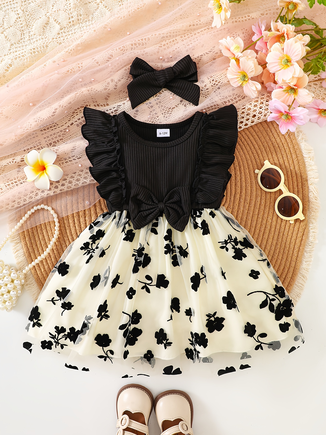 2 piece set casual elegant sweet cute girls dress soft