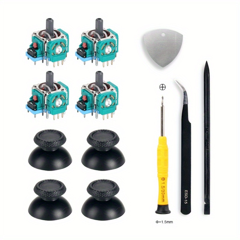 Image of For Kit, Metal 3d With Screwdriver Tool, Disassembly Additions For Ps5 3d Joystick Replacement Kit For Playstation 5 , Includes Electronic Components, No Battery Required