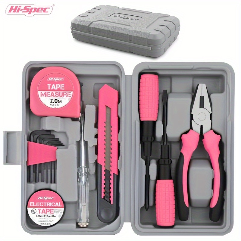 

Portable Tool Box For Women Home Repair, Repair Tool Box Small Compact Home Office Basic Diy Hand Tool Set