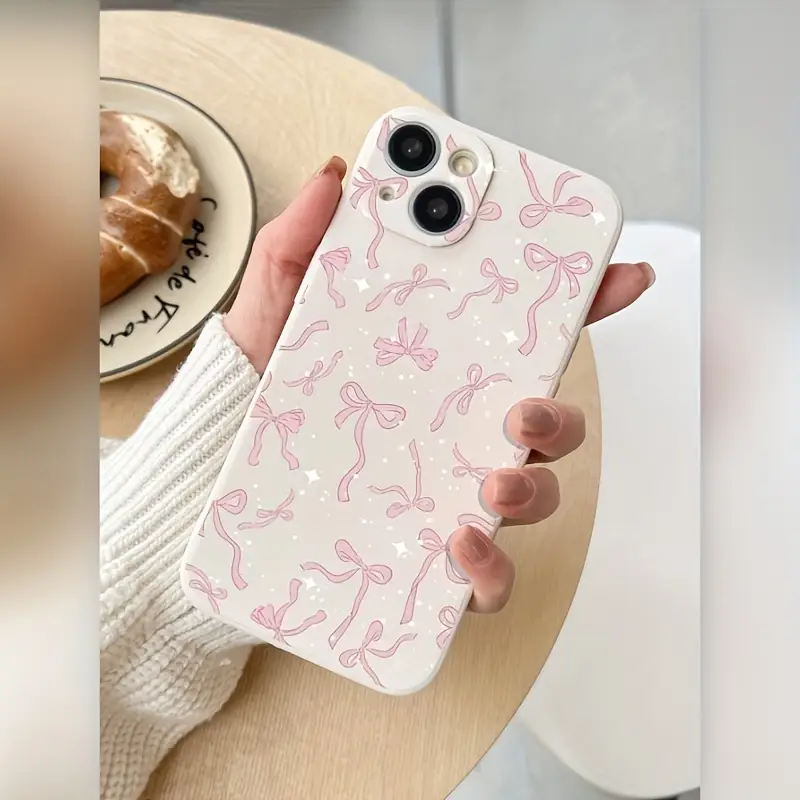 suitable phone case white straight edge pink bow temu - Temu suitable phone case white straight edge pink bow temu - Temu