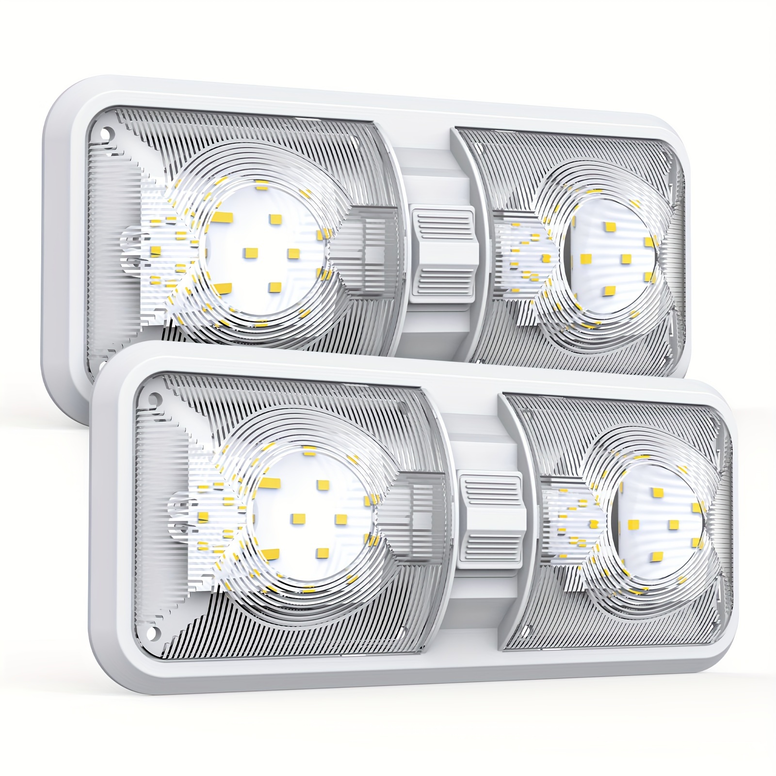 TEMU Lights, Led Ceiling Dome Light With Switch For Rv/camping Car/van/trailer/boat, Lighting
