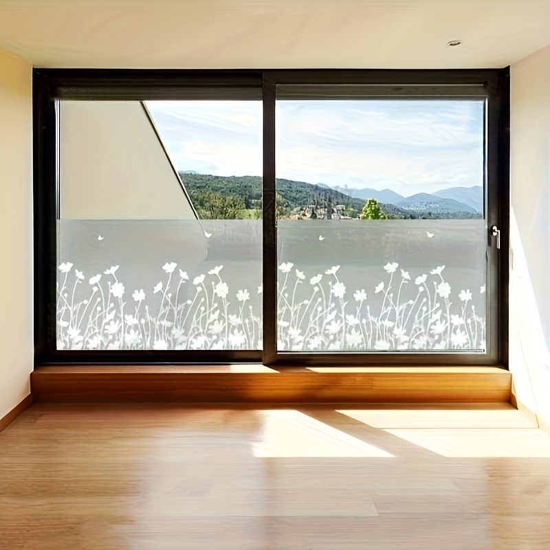 TEMU New Thickened Glass Sticker Privacy Film Suitable For Home Decoration