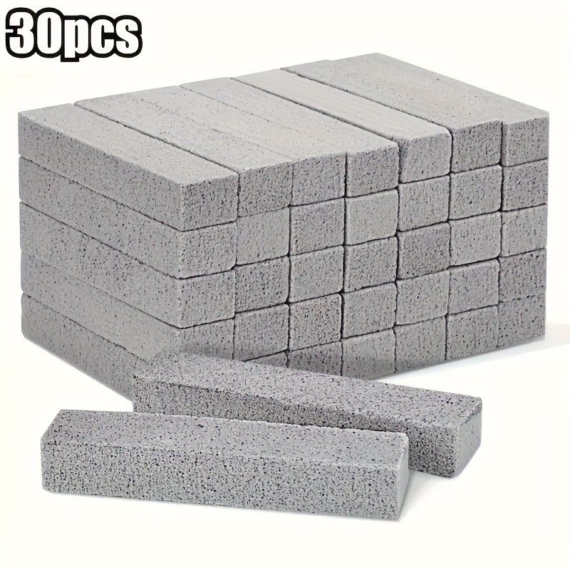 E-shop 30 Stück robuste, natürliche Bimsstein-Reinigungspads, vielseitige Scheuerschwämme, geeignet für Toiletten, Badewannen, Waschbecken und . Sie