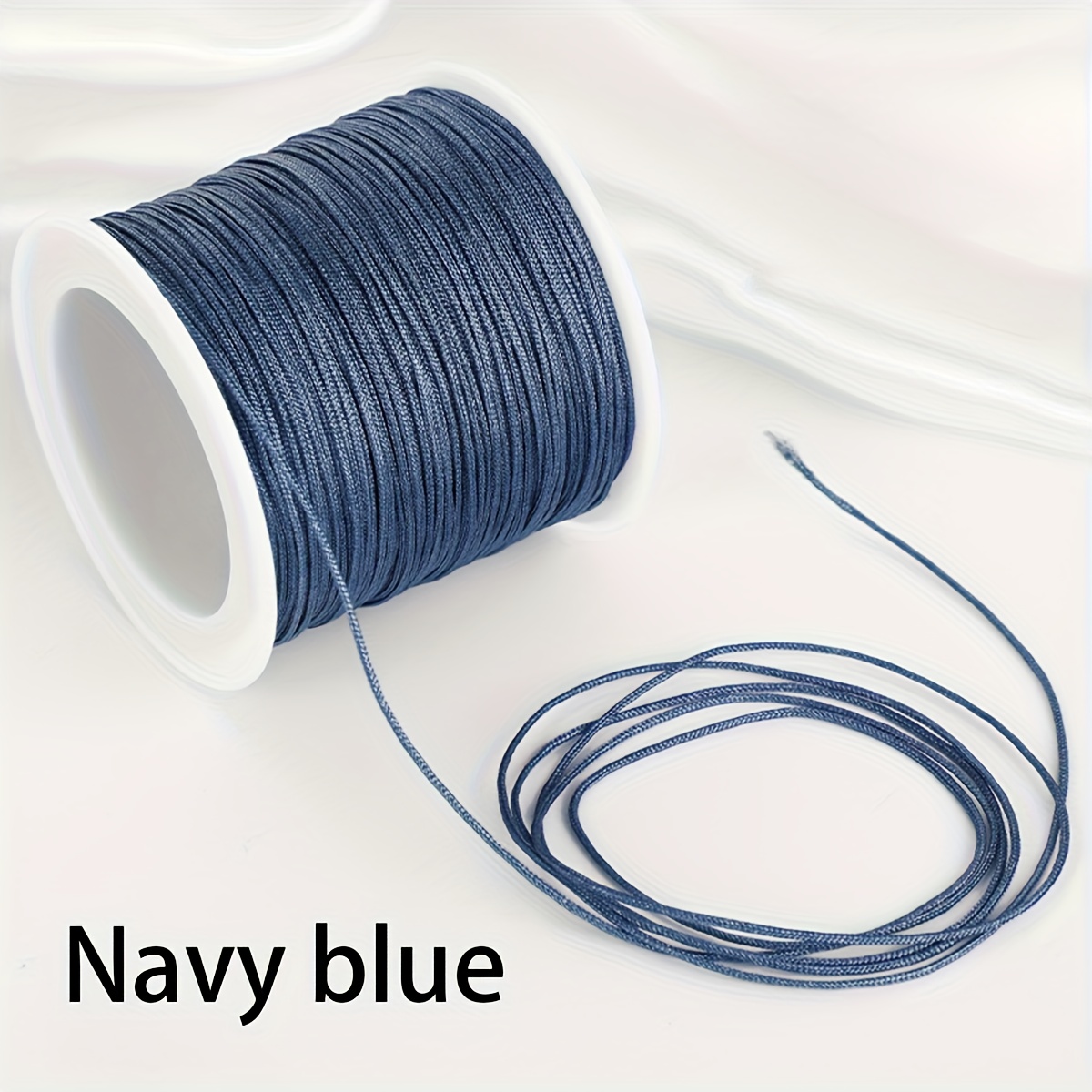 1 Roll, Total Length Approximately 49.21 Yards, Thread Diameter 0.031 Inches, Jade Thread, Diy Bracelet Weaving Cord Material, Thin String, Red Cord, Red Thread, Hand-braided Beading Weaving Cord
