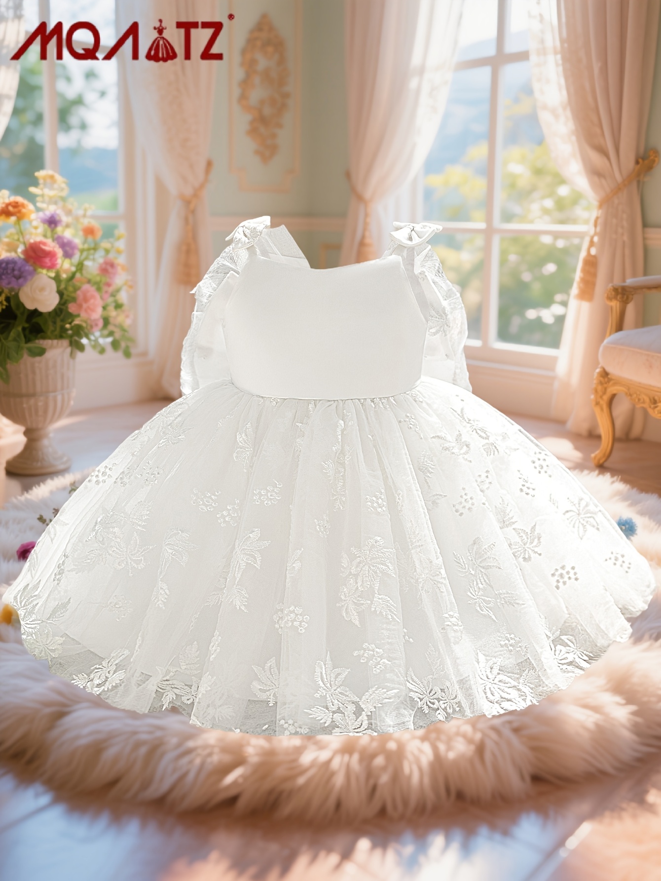baby girl christening dresses sold on Temu Canada