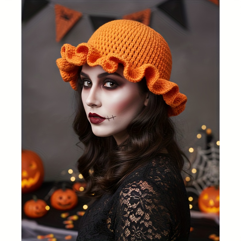 solid color handmade bohemian style featuring lace - Temu display picture 1