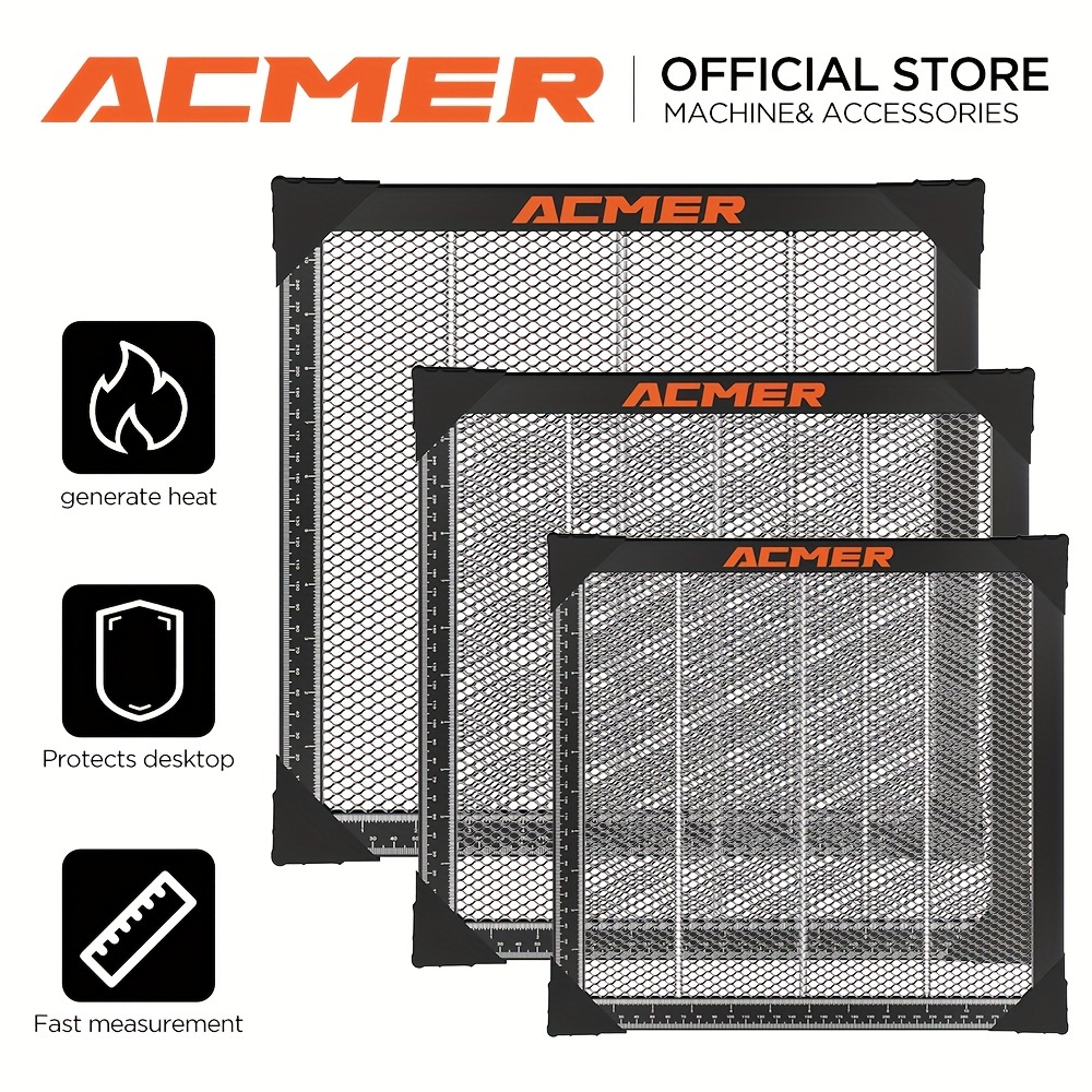 

Acmer Laser Cutting Honeycomb Working Table For Co2 Or Laser For Craving Engraver Cutting Machine 300x300/330x330/400x400/440x440x22mm For Tts-55 95% Laser Engraving Machine