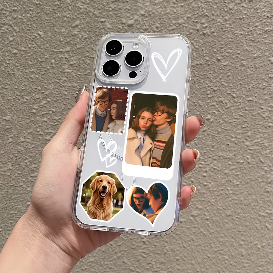 Custom Photo Phone Case - Premium Magnetic Silicone Cellphone Cover for iPhone 16 Pro Max/ 15 Plus/ 14/ 13/ 12/ 11, for Samsung S25 S24 S23 S22 S21 S20 Ultra Plus Couple Holding Hands Design for Lovers, Birthdays, Anniversaries & Family