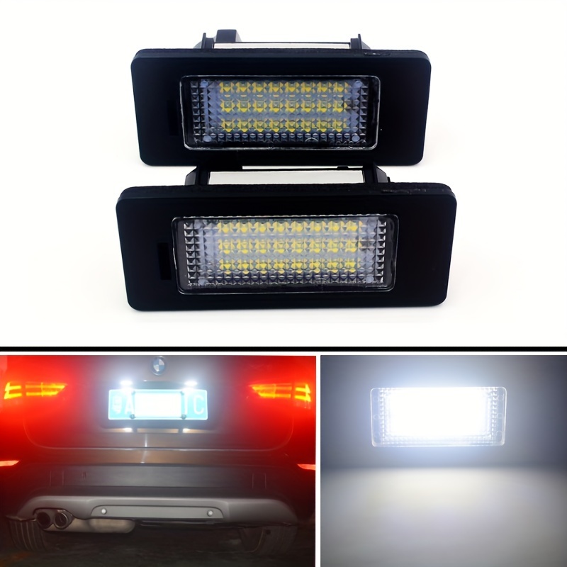 2pcs Luz matricula led luces LED para matrícula compatible con BMW