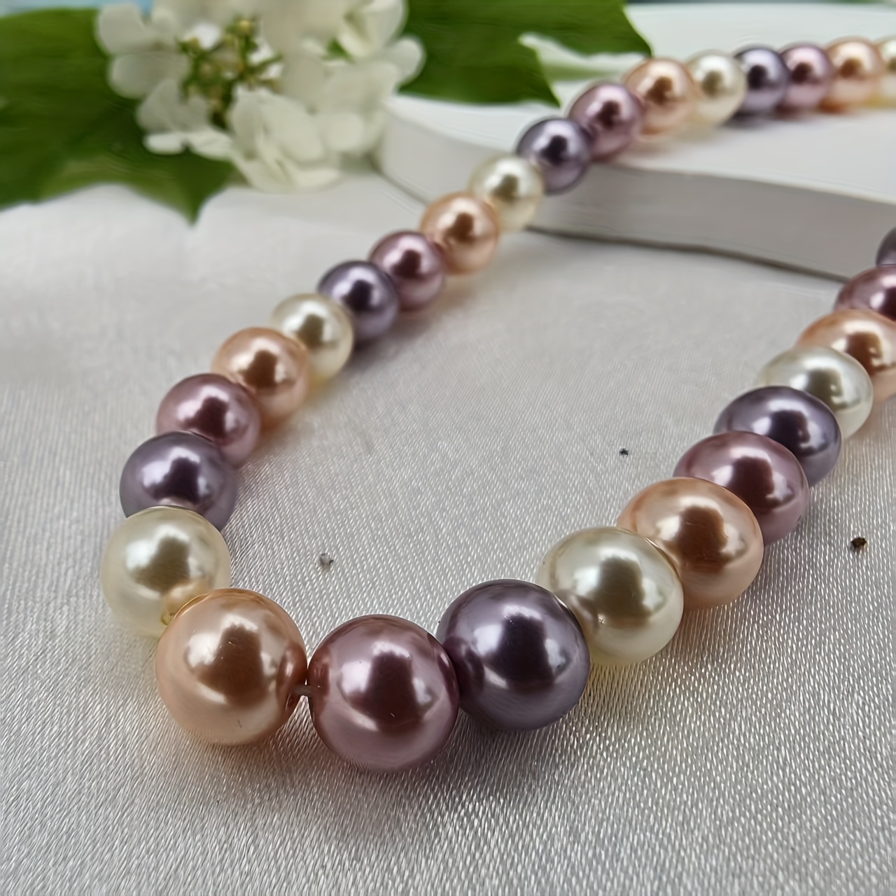 Bohemian Style 8mm Freshwater Pearls Necklace