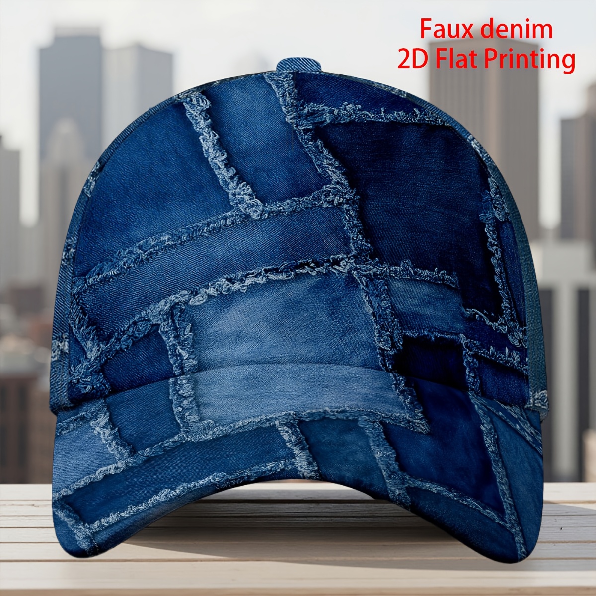 TEMU 1pc D Flat Classic Baseball Cap Sporty Cap Trendy Headgear Sporty Style Breathable Design Ideal For Casual Activities Back-to- Gift