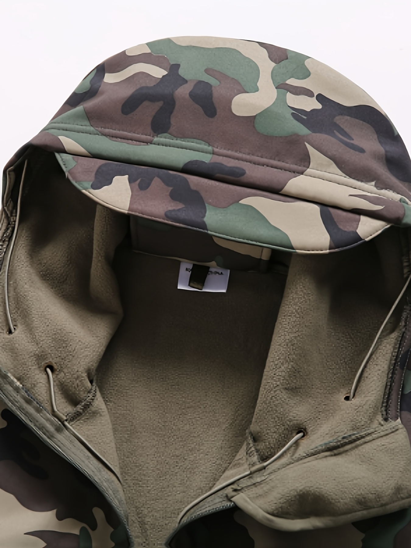 Men's Outdoor Fleece-Lined Softshell Jacket, Windproof & Tear-Resistant
