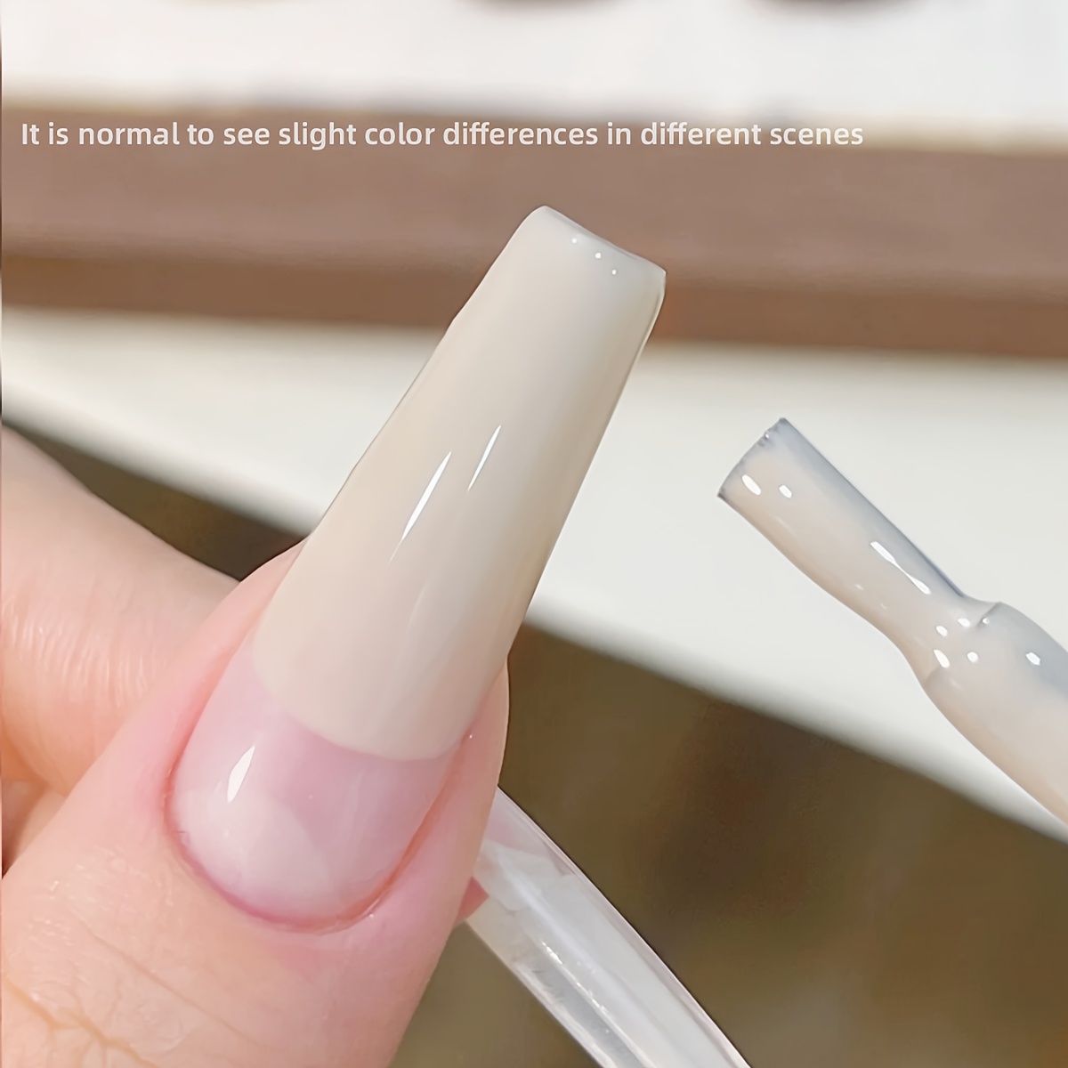 15ML XEIJAYI Гел за нокти | Полу-перманентен / LED гел за салон и, Светъл цвят, Гладък и издръжлив, Идеален за коледни подаръци