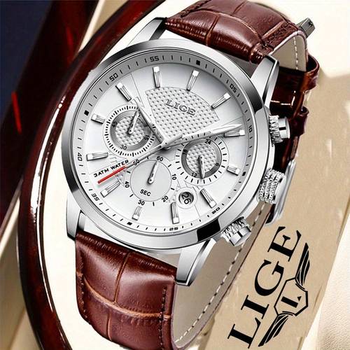 watches teen mens watches creative fashion quartz watches creative three eye dial design waterproof watch black blue silvery watch suitable for scenes to wear party gifts birthday gifts graduation gifts