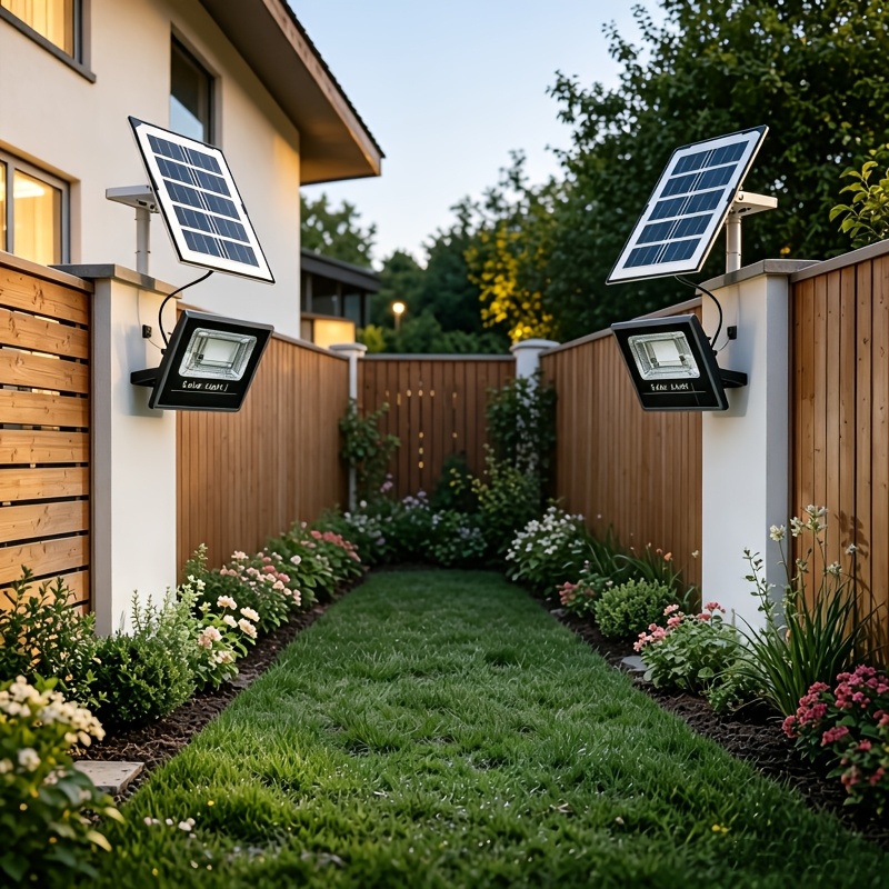 TEMU Solar Floodlight 170 Led Wall-mounted , Auto From With Remote Control, Suitable For Patio, Garden, Porch, Barn, Gate, Outdoor Lighting, Light,