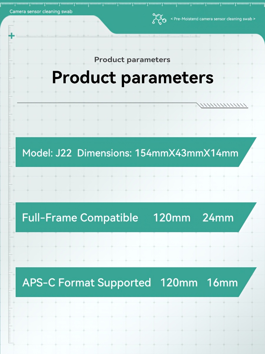 la spazzola per la pulizia dei cmos è progettata per la pulizia dei delle fotocamere full-frame, adatta sia per obiettivi dslr che mirrorless Dettagli dell'articolo 10