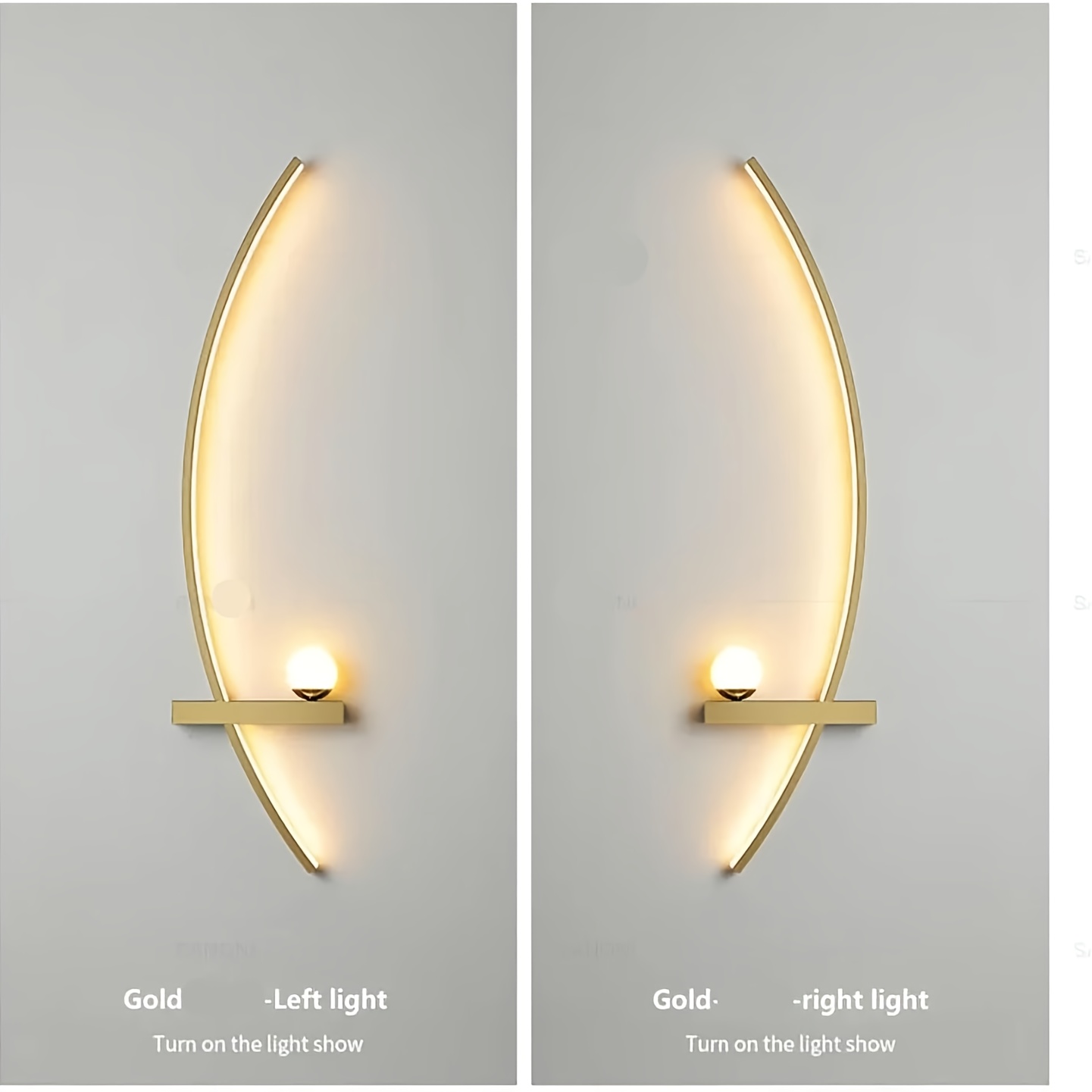 TEMU 2 Pack Modern Bedroom Wall Light 3 Color Temperature Change Led Black Wall Sconces For Living Room 85 Cm Linear Wall Lamp Lighting Indoor Warm