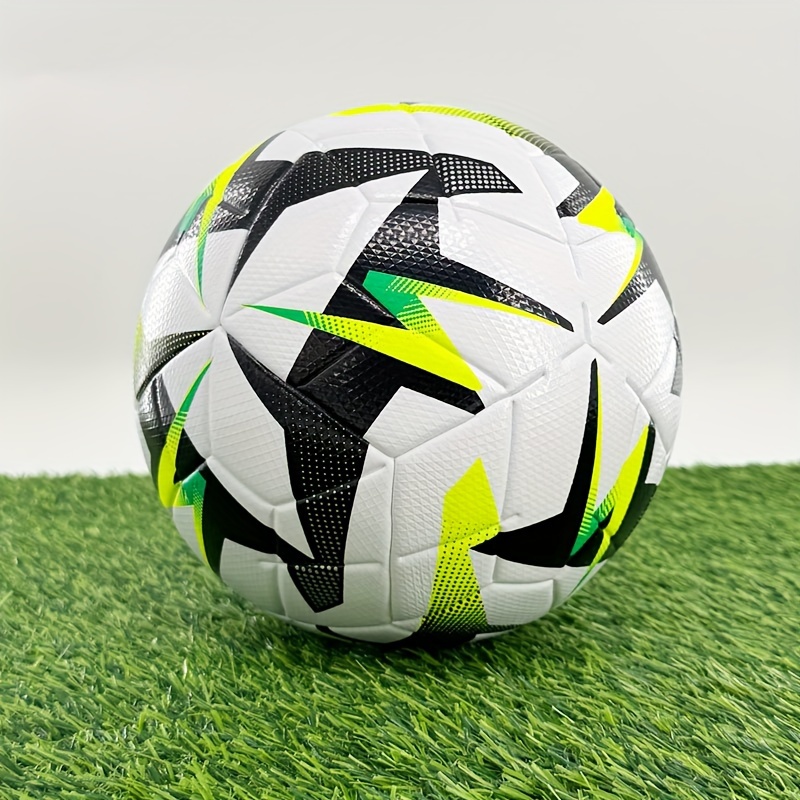 

Soccer Ball - , High- Leather, Seamless & Explosion-proof For Training & - Perfect Gift For Teens & Adults, In /green, Soccer Accessories