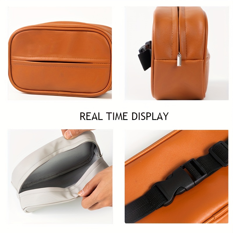 car backseat pu leather tissue holder universal fit   hanging paper storage organiser auto interior accessory with easy mounting Product details 3