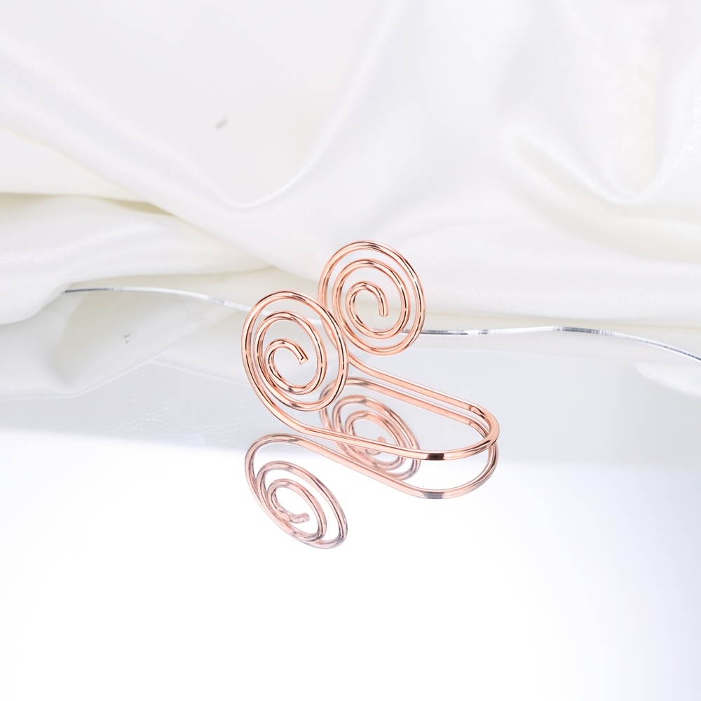 Spiral Palm Ring Jewelry - Fashionable Spiral Palm Bracelet/cuff Accessory