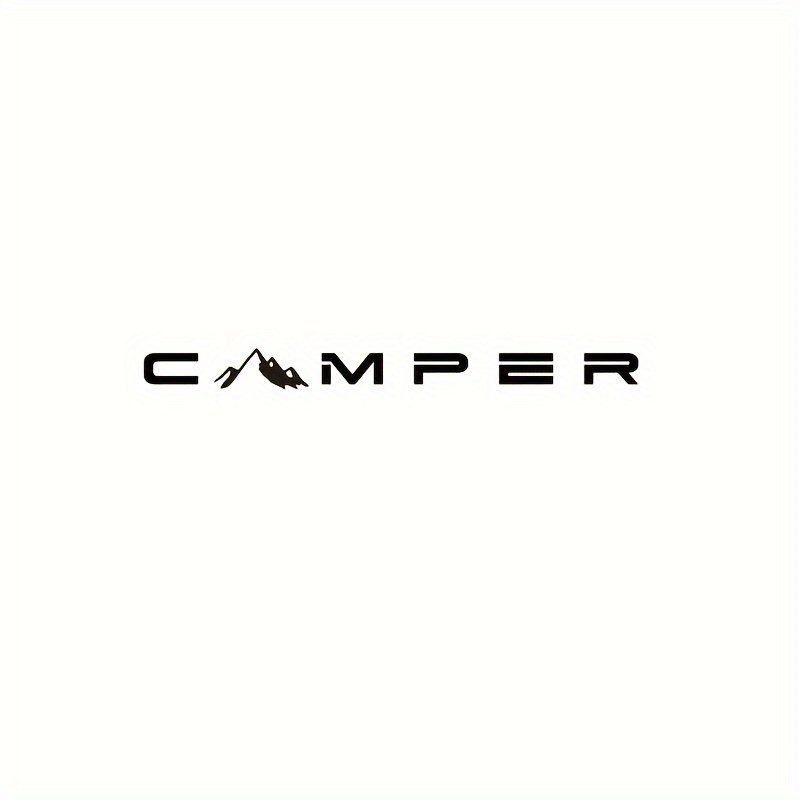 Camper Mountain Car Sticker Decal For 4x4 Offroad Camping Rv Motorhome Vinyl Decor
