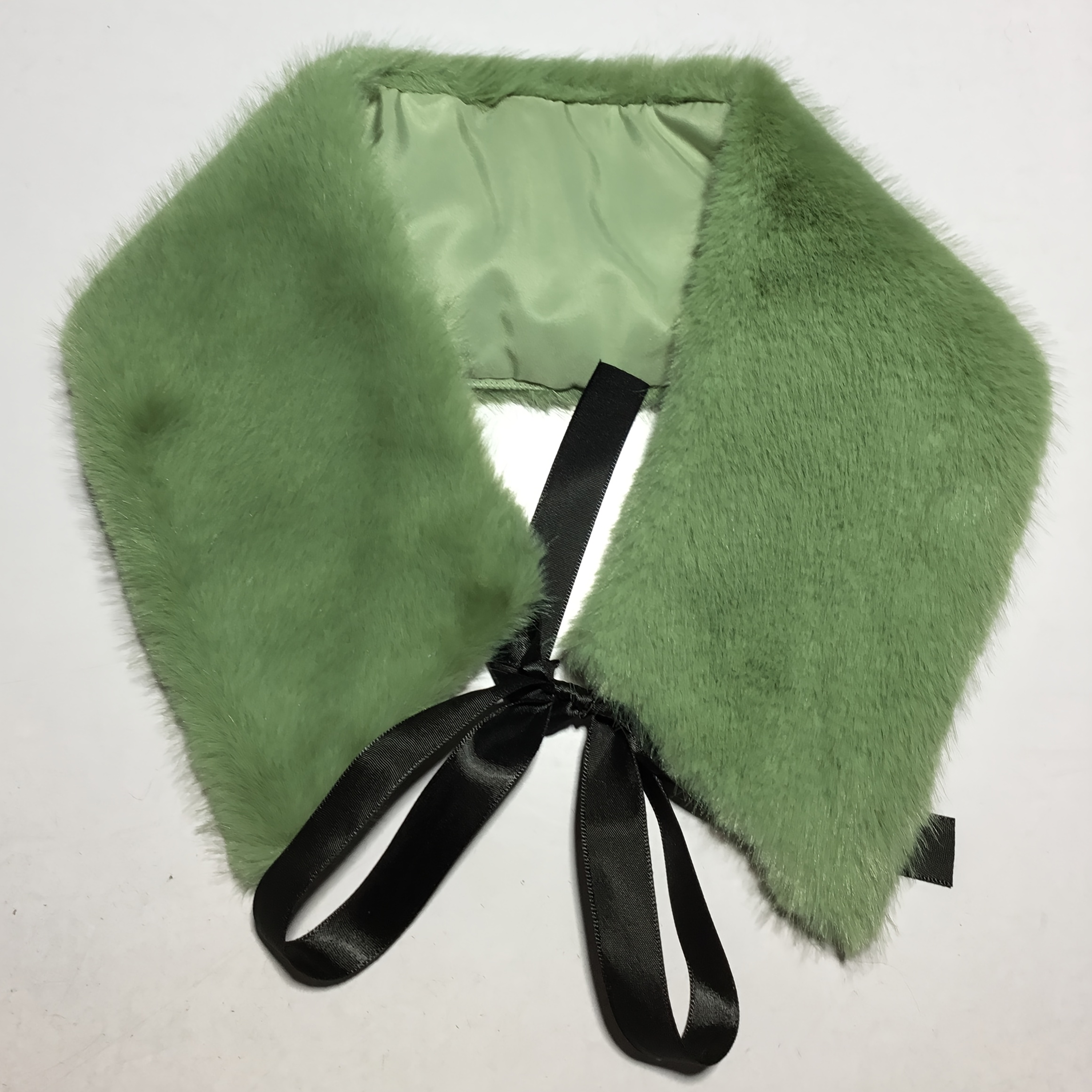 TEMU 1pc Women's Elegant Fashion Neck Scarf, Elegant Solid Color Shoulder Pad, Detachable Collar, Casual Wear