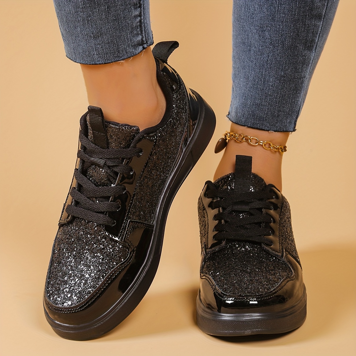 Glitter Trainers Uk Glitter Office Trainers Uk Buy Multi Glitter Standard Fit (F) Lace Up High  Top Trainers From