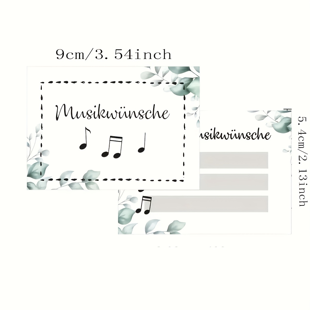 Gift For Her/him 50pcs Of Supplies, Suitable For Music Parties, Music Events, Parties And Gatherings, Cards, To Plug In To Use