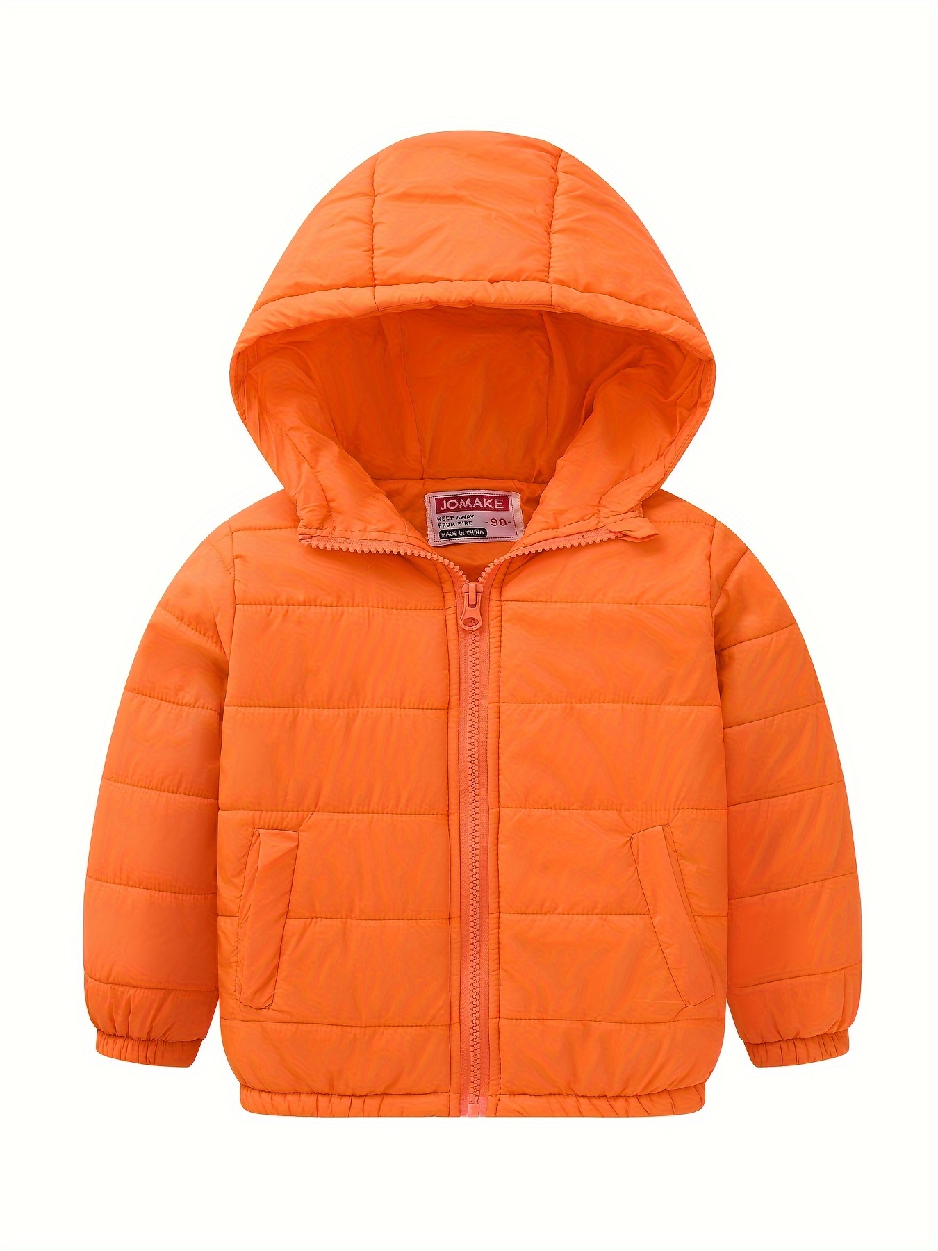 JOMAKE Girls' Lightweight Hooded Jacket, Soft Winter Outerwear