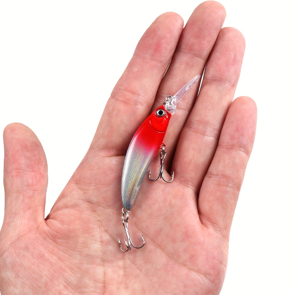 juego de 9 señuelos hipo minnow hundibles 7 cm / 2,75 pulgadas 6 g / 0,21 oz cebos artificiales plásticos para   y   jerkbaits crankbaits pesca Detalles del producto 2
