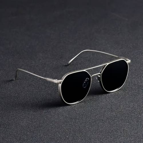 1 pair of mens oval fashion glasses suitable for daily life and styling with street style and versatile