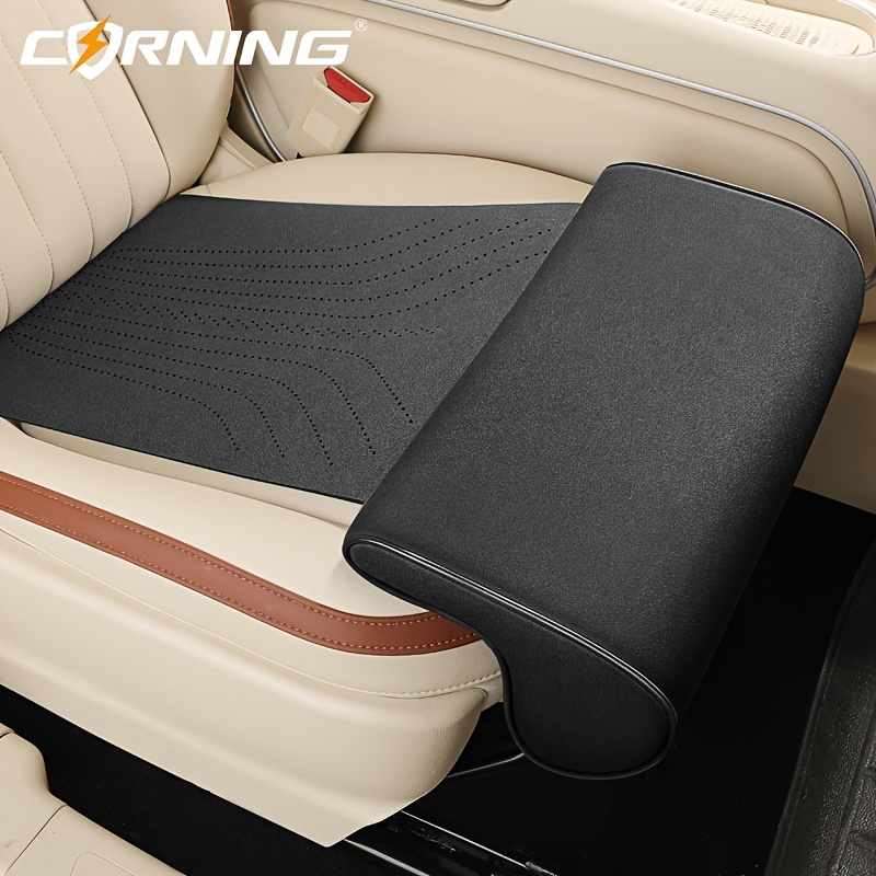 Coussin d'extension de siège de voiture en cuir, oreiller de soutien des jambes, mousse à mémoire de forme, genouillère, conduite longue distance, bureau, conducteur à domicile, protecteur de polymères  34