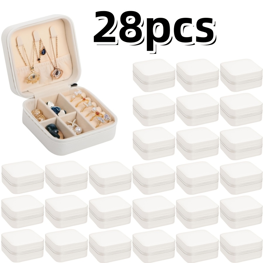 Custom 28pcs Compact Jewelry Box for Bridal Parties