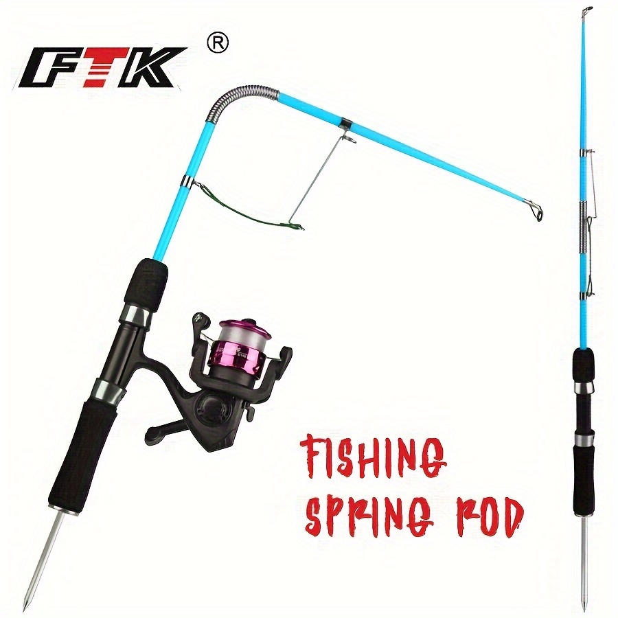 

Automatic Spring Fishing Rod With Holder - High Sensitivity - 1 Piece