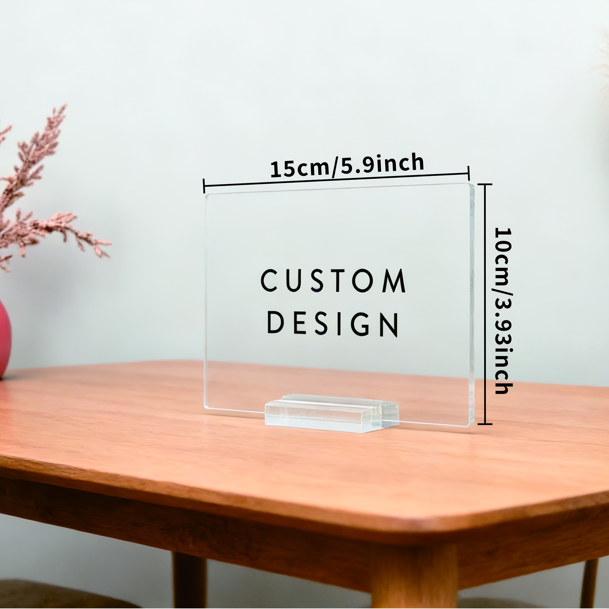 item picture 2d flat 1 custom acrylic plaque personalized table sign   display wedding sign commemorative plaque engagement plaque friendship plaque event decoration