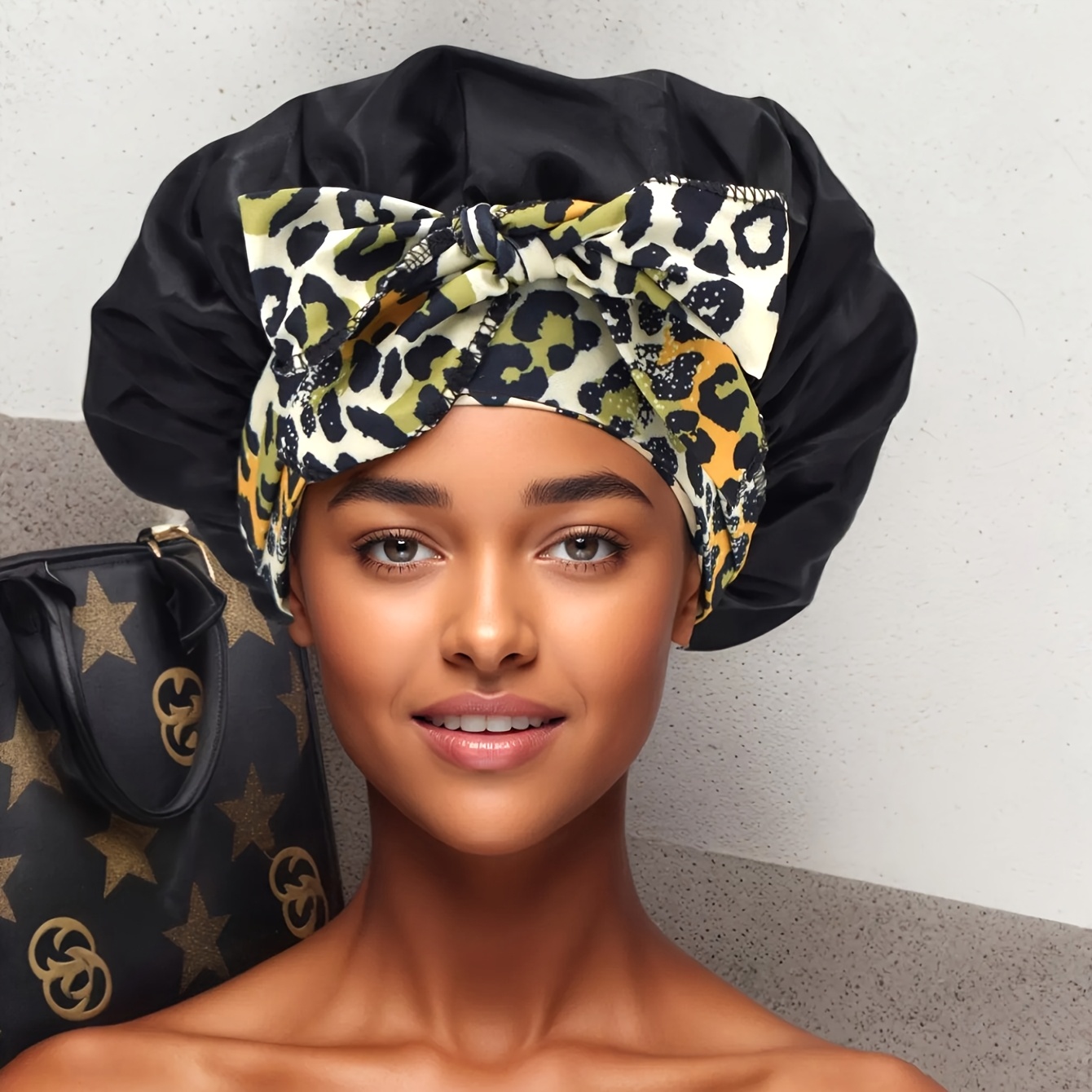 Bohemian Style Long Streamer Adjustable Elastic Sleep Cap Personalized Fashion Sleeping Cap Shower Cap