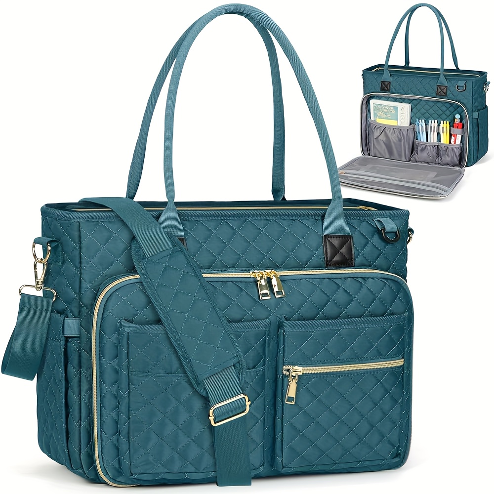 Teacher Tote Bag Inch Laptop Bag For Women Work Bag Laptop Tote Nurse  Bag Professional Computer Messenger Bag With Insulated Pocket, Laptop Brief