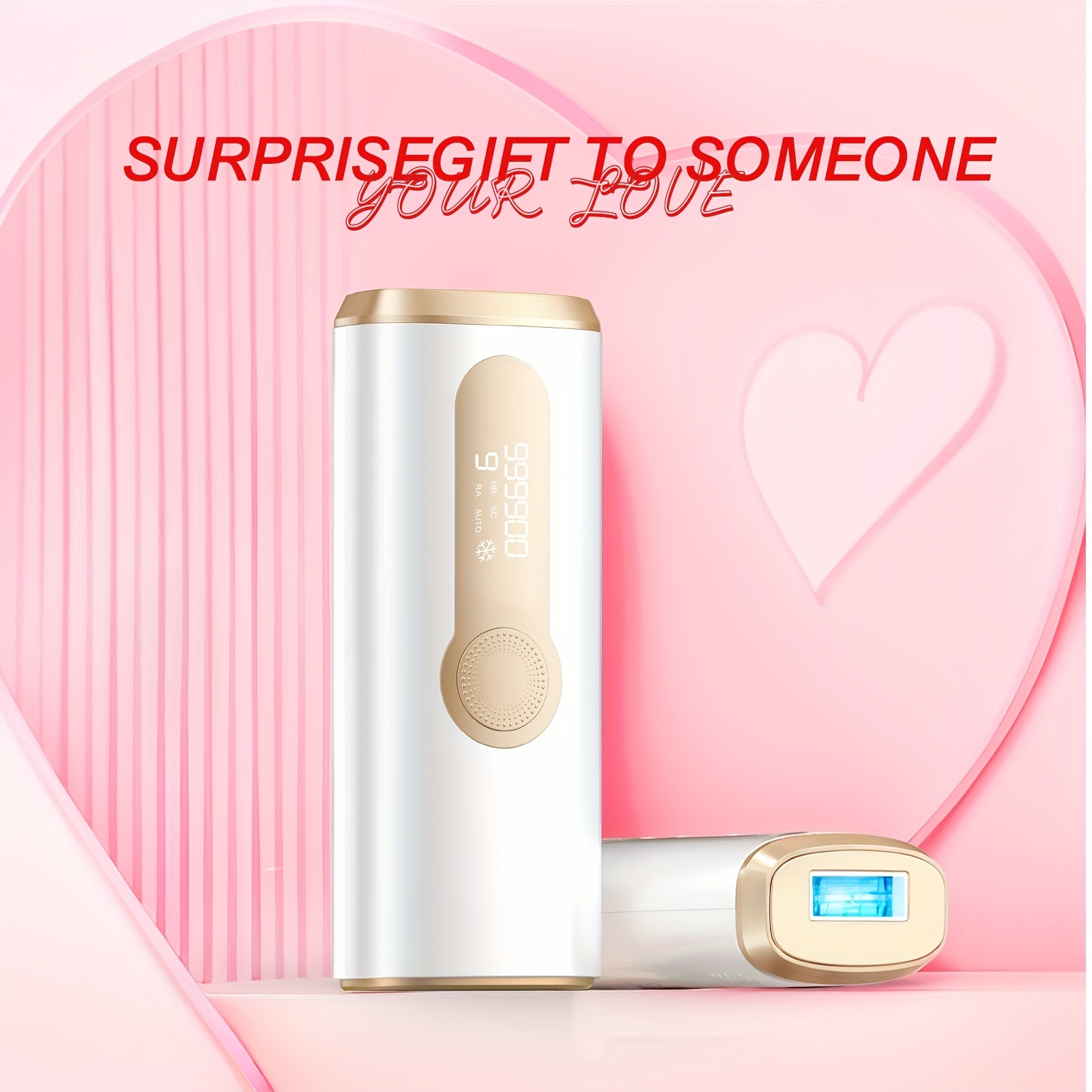 

Usb-powered Epilator With Freezing Function - Sleek White & Rose Golden, 9 Energy Levels, 3 (hr/sc/ra), Digital Display, Aluminum Alloy Body - Ideal For 's Body, Legs & Underarms