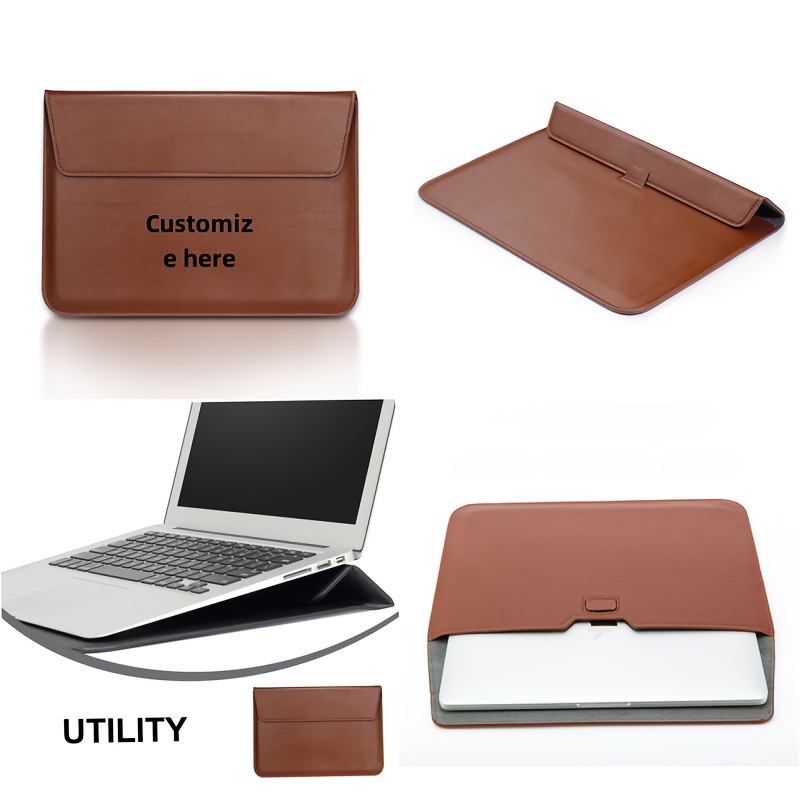 personalized custom leather laptop sleeve Temu Germany