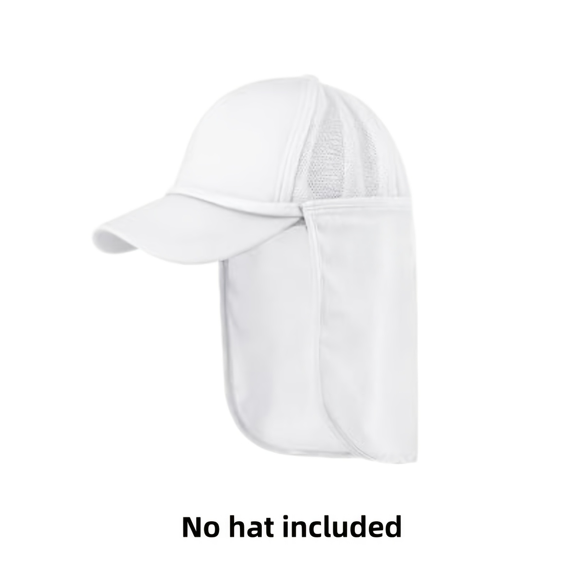TEMU 1pc Outdoor Breathable Neck Face Mask, Adjustable Unisex Multifunctional 2-in-1 Face Cover For Outdoor Sports And Fishing