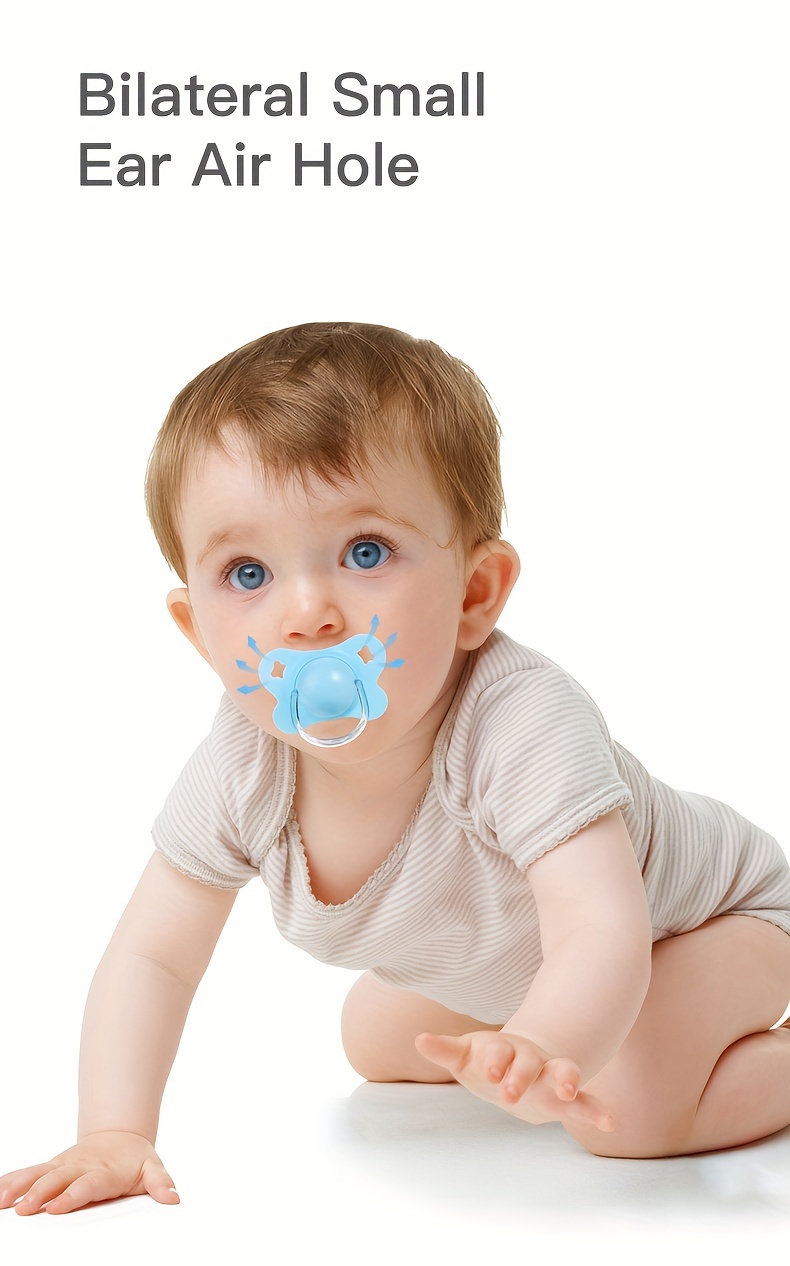 1pc   baby pacifier 1pc   soothe little emotion silicone pacifier   shape day   for infants 0 3 years details 3