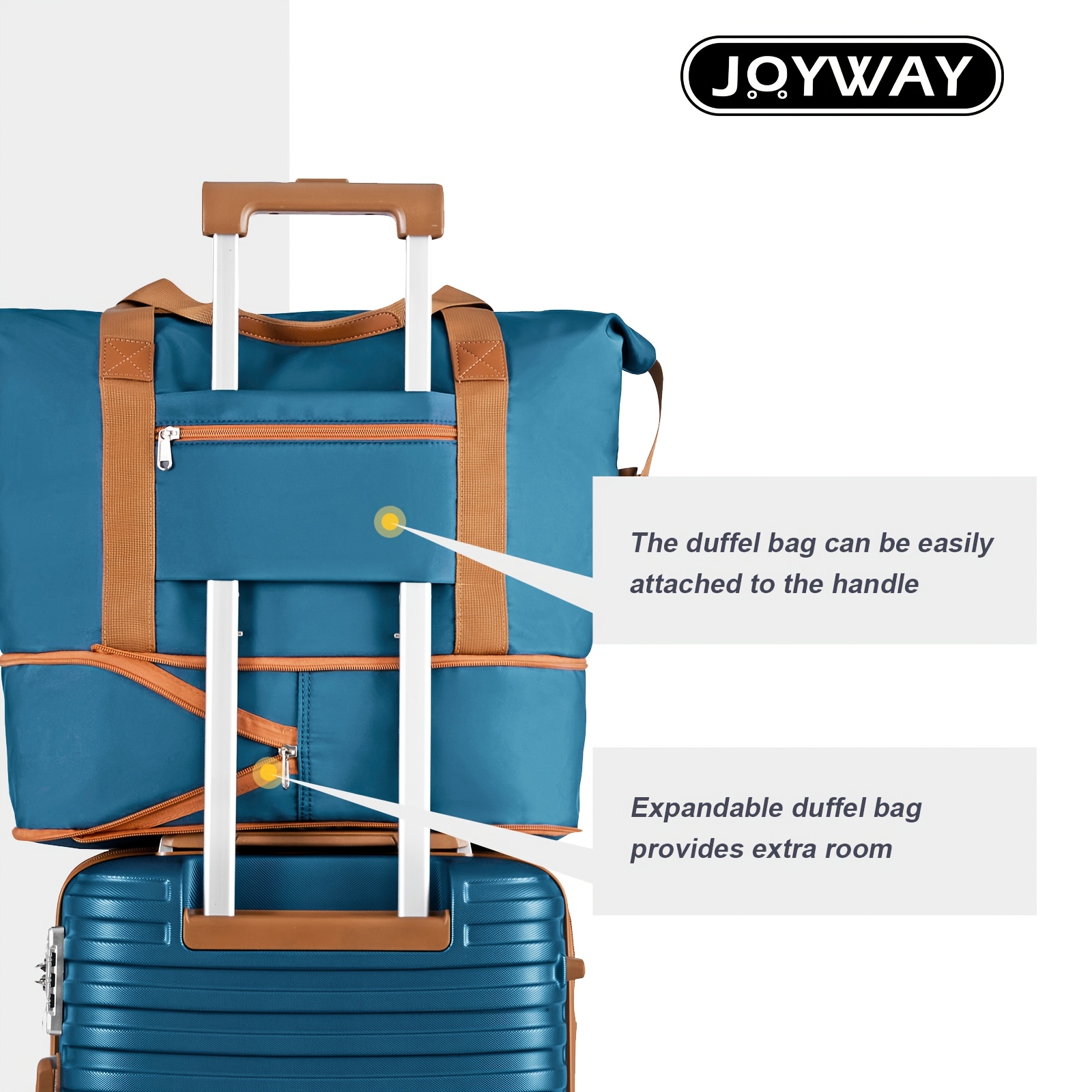 Set de 4 Valises de Voyage Rigide Bagage Cabine (28 55 65 74cm) avec 4