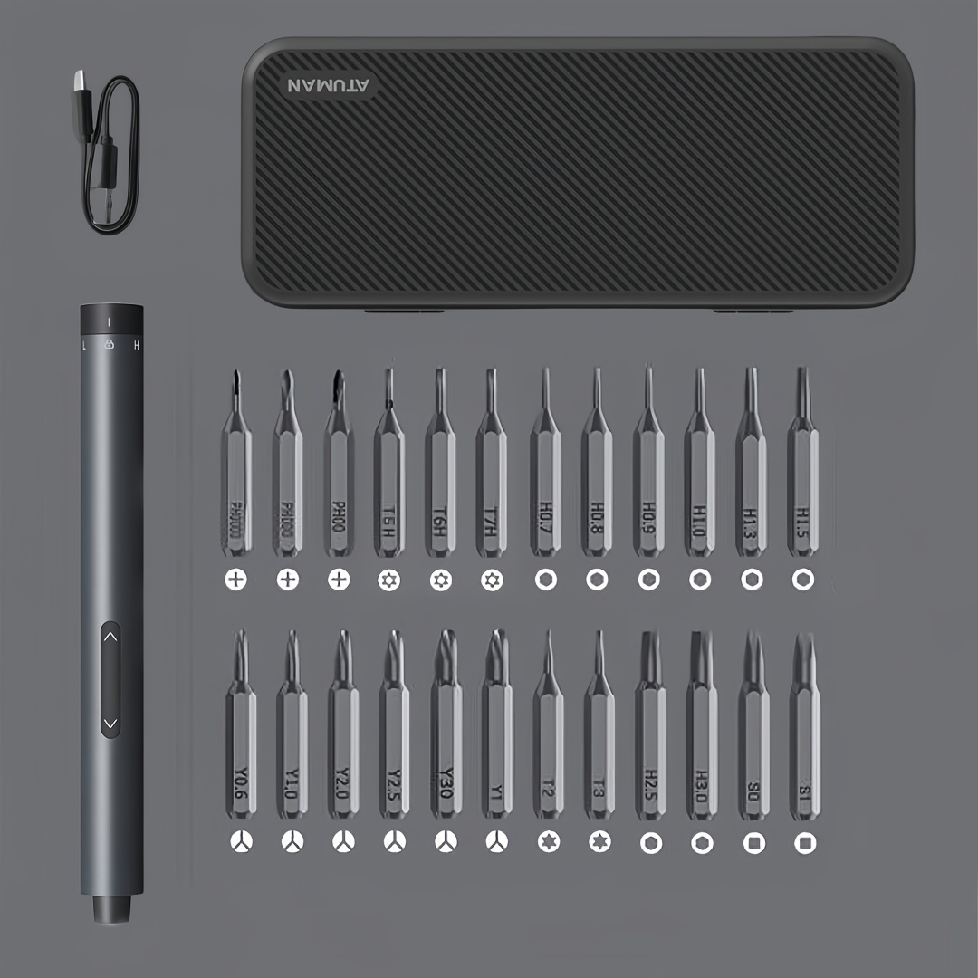 

Screwdriver, 25-in-1 , N.m, , Tool Set For Phone Laptop , , 2 , The Are All Of S2 Alloy Steel, And The -c Charging .