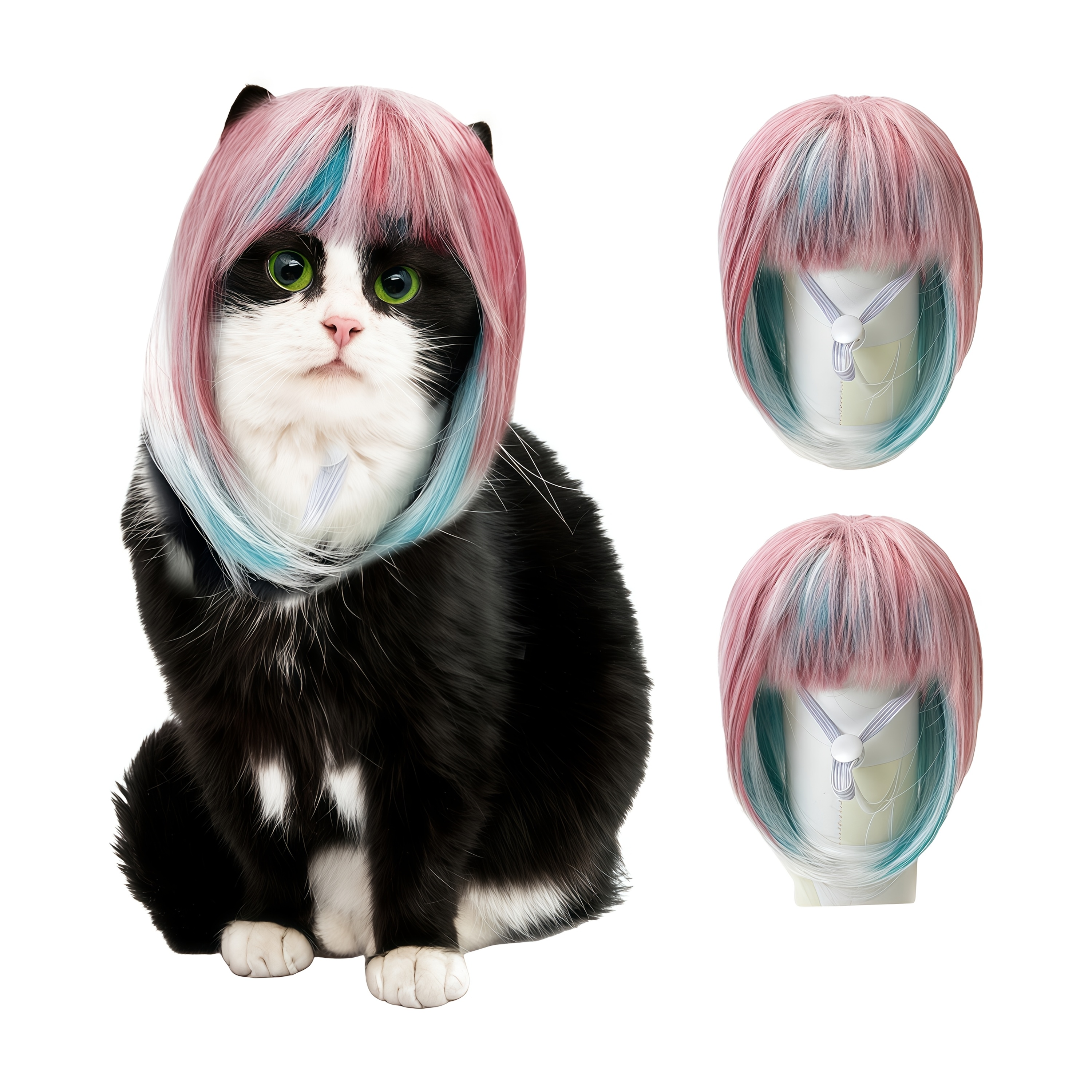 Lustiger Haustier-Hut Für Hunde & Katzen – Verstellbare Mütze Aus Polyester, Bunte Farben, Für Partys, Halloween & Fotos