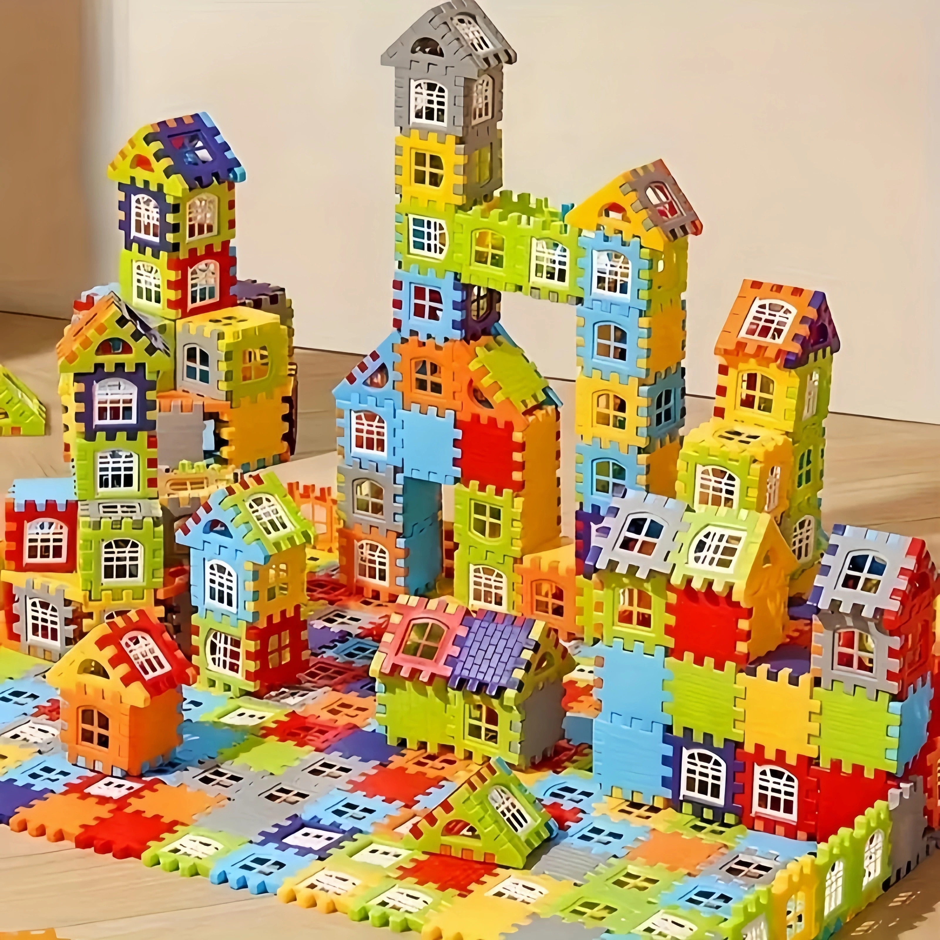 

Large Building Blocks Set - Educational Diy House Toy, Birthday, Christmas, Halloween Gifts, Best For Christmas, Thanksgiving