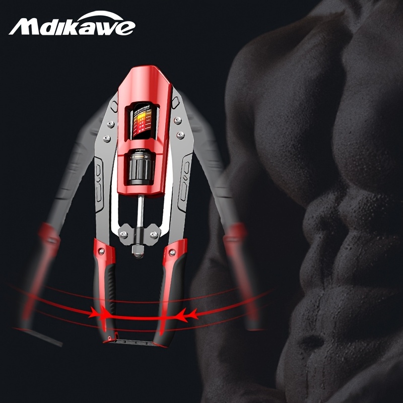   basic adjustable   arm exercise twister 22 440lbs chest exerciser with 3 level adjustable paddles   red black home gym fitness equipment for men women       gym accessories versatile workout tool modern fitness gear sturdy construction Product details 0