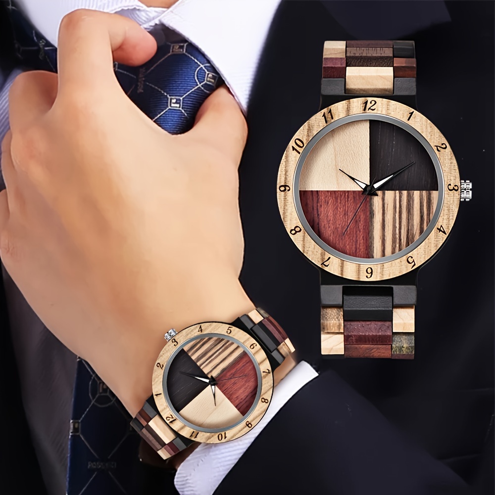

High-end Wooden Watch Classic Fashion Business Watch 1 Piece